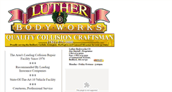 Desktop Screenshot of lutherbodyworks.com